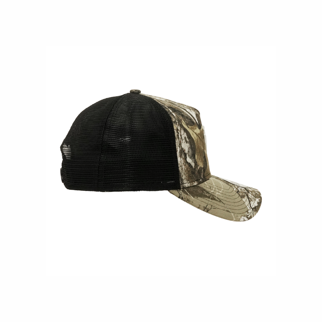 New Era 9FORTY A-Frame Los Angeles Dodgers Upside Down Real Tree Trucker Cap