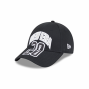 New Era 9FORTY Wordmark Street Archived Black Cross Panels Adjustable Cap