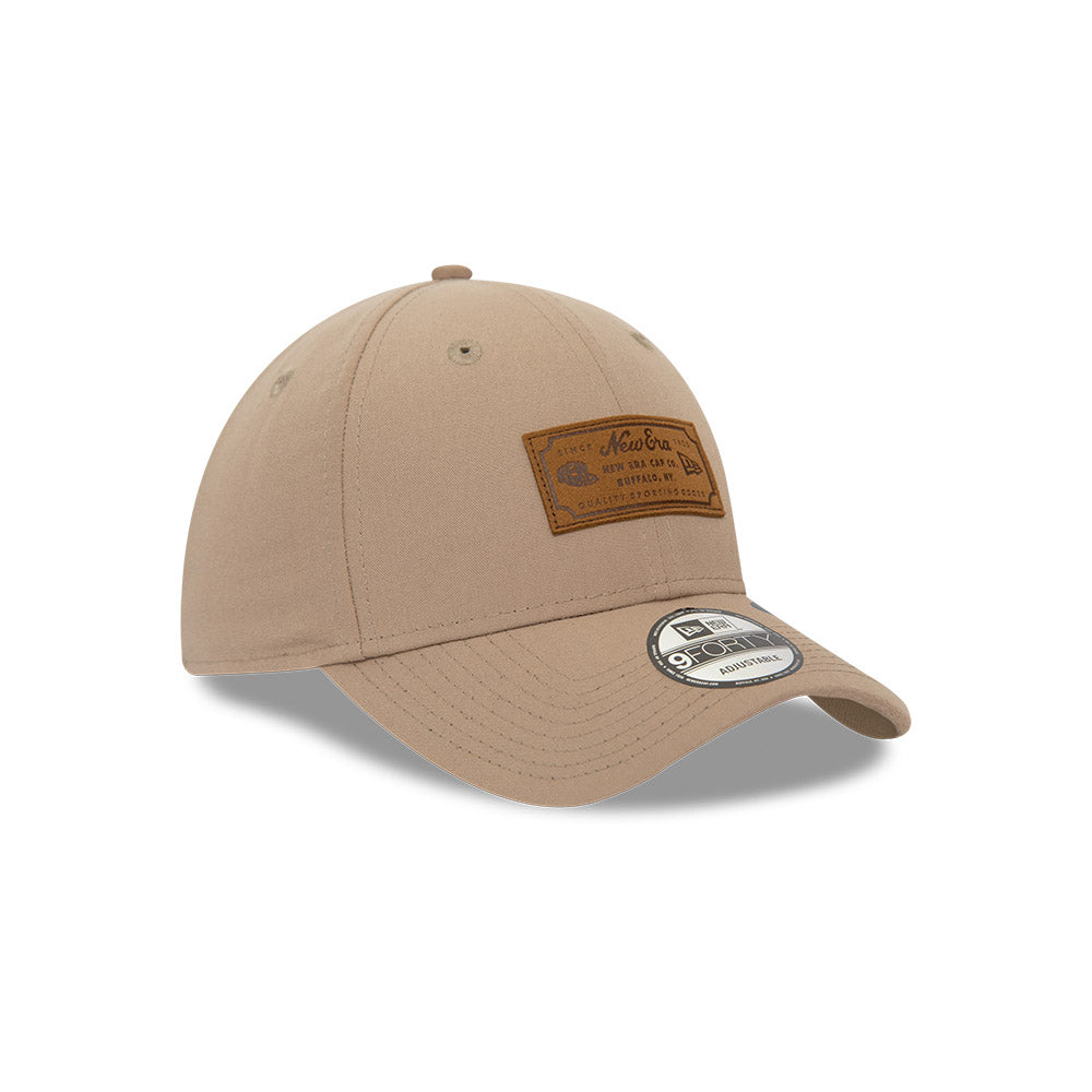 New Era 9FORTY Script New World Repreve Ash Brown Adjustable Cap