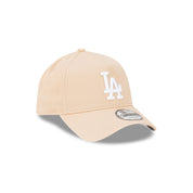 New Era 9FORTY A-Frame Los Angeles Dodgers MLB Oat Milk Snapback Cap