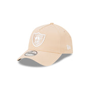 New Era 9FORTY A-Frame Las Vegas Raiders NFL Oat Milk Snapback Cap
