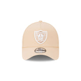 New Era 9FORTY A-Frame Las Vegas Raiders NFL Oat Milk Snapback Cap