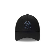 New Era New York Yankees MLB Dashmark Seasonal Blue Undervisor 9FORTY Adjustable Cap