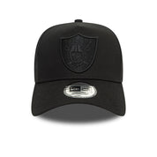 New Era 9FORTY E-Frame Las Vegas Raiders Monochrome Black Adjustable Cap
