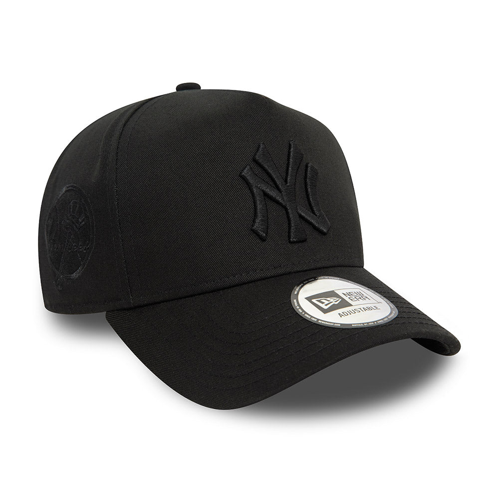 New Era 9FORTY E-Frame New York Yankees Monochrome Black Adjustable Cap