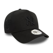 New Era 9FORTY E-Frame New York Yankees Monochrome Black Adjustable Cap