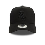 New Era 9FORTY E-Frame Chicago White Sox Monochrome Black Adjustable Cap