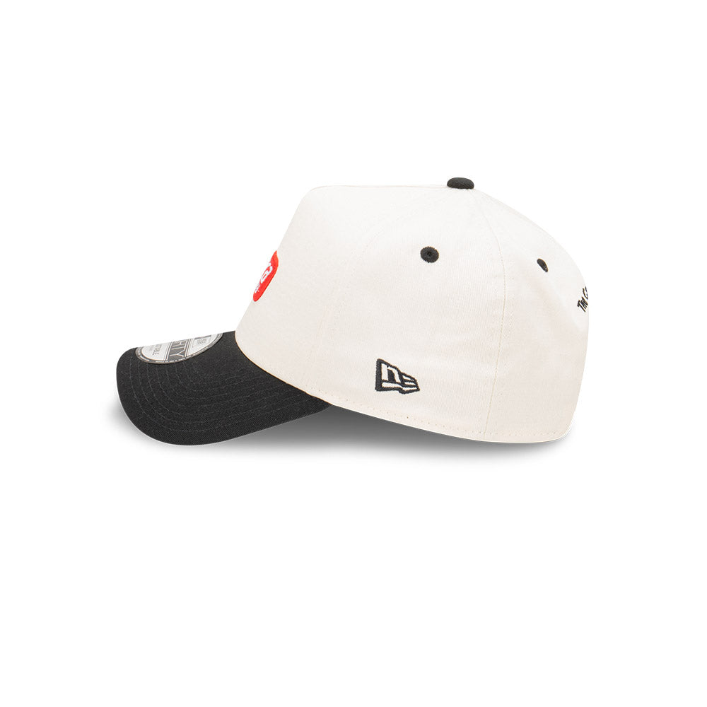 New Era 9FORTY A-Frame Capsule Logo Chrome White Snapback Cap