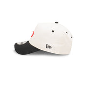 New Era 9FORTY A-Frame Capsule Logo Chrome White Snapback Cap