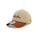 New Era 9TWENTY Script Corduroy Timeless Taupe  Adjustable Cap