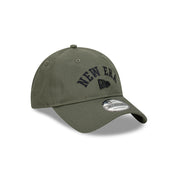 New Era 9Twenty Athletics Olive Adjustable Cap