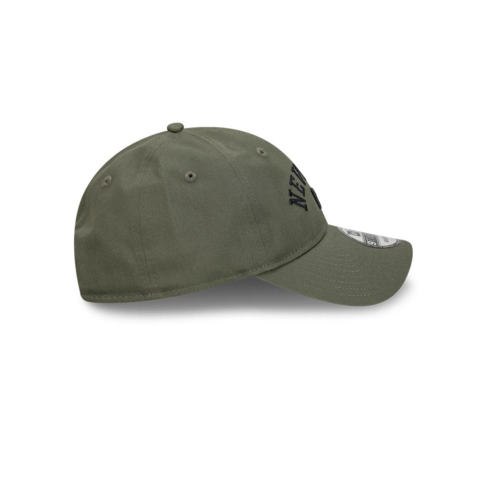 New Era 9Twenty Athletics Olive Adjustable Cap