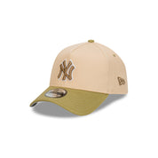 New Era 9FORTY A-Frame New York Yankees Beansprout Oat Milk  Snapback Cap