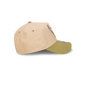 New Era 9FORTY A-Frame Chicago Bulls Beansprout Oat Milk Snapback Cap