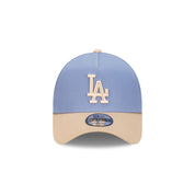 New Era 9FORTY A-Frame Los Angeles Dodgers Blueberry Cream Iris Flower Snapback Cap