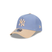 New Era 9FORTY A-Frame New York Yankees Blueberry Cream Iris Flower Snapback Cap