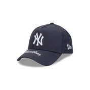 New Era 9FORTY A-Frame New York Yankees Team Visor Hit Navy Snapback