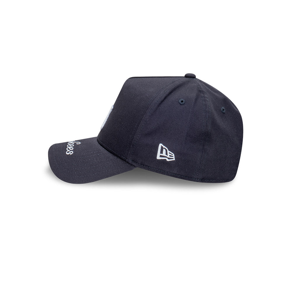 New Era 9FORTY A-Frame New York Yankees Team Visor Hit Navy Snapback