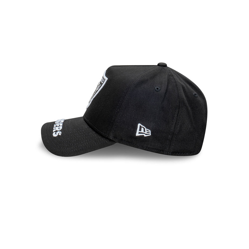 New Era 9FORTY A-Frame Las Vegas Raiders Team Visor Hit Black Snapback Cap