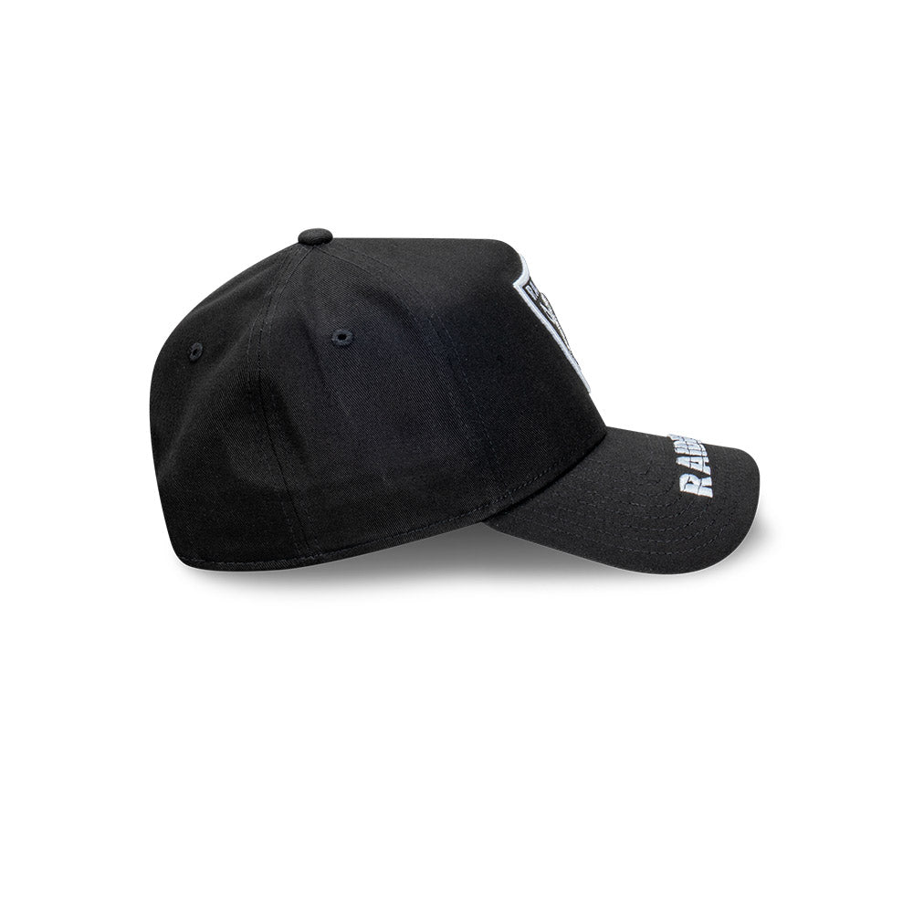 New Era 9FORTY A-Frame Las Vegas Raiders Team Visor Hit Black Snapback Cap