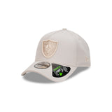 New Era 9FORTY A-Frame Las Vegas Raiders NFL Repreve Stone Ivory Snapback Cap