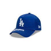 New Era 9FORTY A-Frame Los Angeles Dodgers Team Visor Hit Dark Royal Snapback