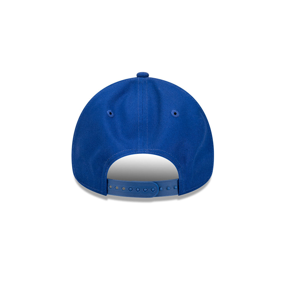 New Era 9FORTY A-Frame Los Angeles Dodgers Team Visor Hit Dark Royal Snapback