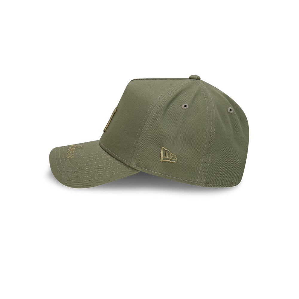 New Era 9Forty A-Frame New York Yankees Olive Snapback Cap
