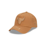 New Era 9Forty A-Frame Chicago Bulls Tonal Wheat Snapback Cap