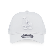 New Era 9FORTY A-Frame Los Angeles Dodgers Tonal White Snapback Cap