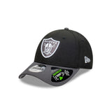 New Era 9FORTY Las Vegas Raiders NFL Repreve® 2-Tone Black Adjustable Cap