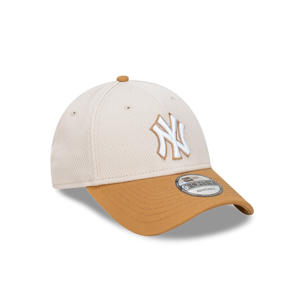 New Era 9FORTY New York Yankees MLB Dashmark 2-Tone Wheat Stone Snapback Cap