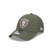 New Era 9FORTY Las Vegas Raiders Dark Olive Adjustable Snapback Cap