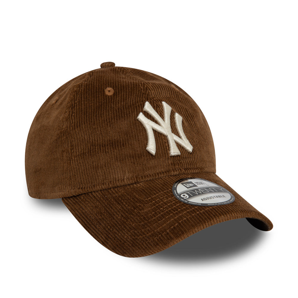 New Era 9TWENTY New York Yankees Premium Corduroy Walnut Adjustable Cap
