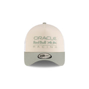 New Era 9FORTY E-Frame Trucker Oracle Red Bull Racing Light Cream Snapback Cap