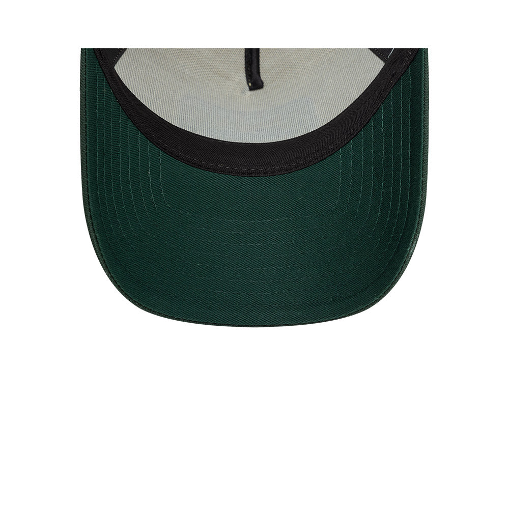 New Era 9FORTY E-Frame Trucker Patch Cot Canvas Vegas Gold Snapback Cap