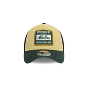 New Era 9FORTY E-Frame Trucker Patch Cot Canvas Vegas Gold Snapback Cap