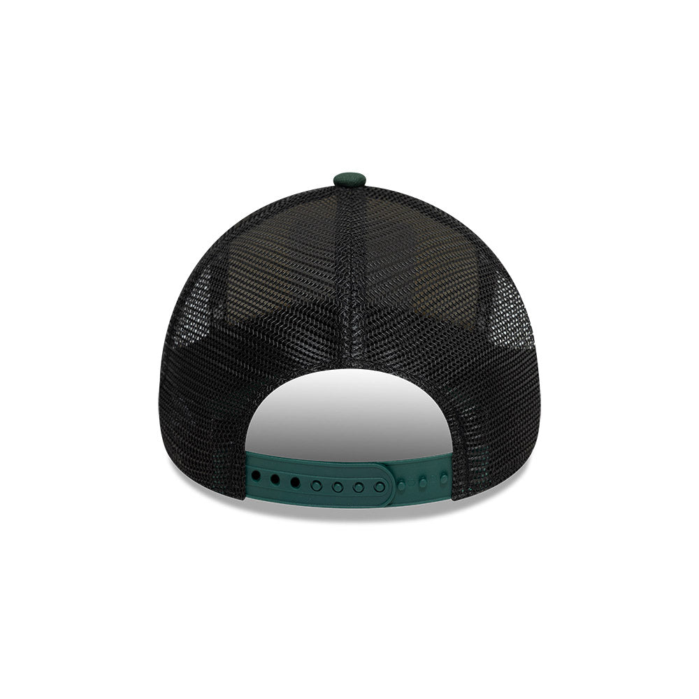 New Era 9FORTY E-Frame Trucker Patch Cot Canvas Vegas Gold Snapback Cap