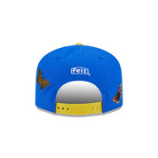 New Era x Felt 9FIFTY A-Frame Los Angeles Rams Blue Yellow Snapback Cap
