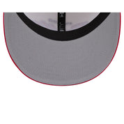 New Era 9FIFTY Chicago Bulls Two Tone Script NBA Chrome White OTC Snapback Cap