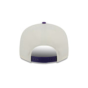 New Era 9FIFTY Los Angeles Lakers Two Tone Script NBA Chrome White OTC Snapback Cap