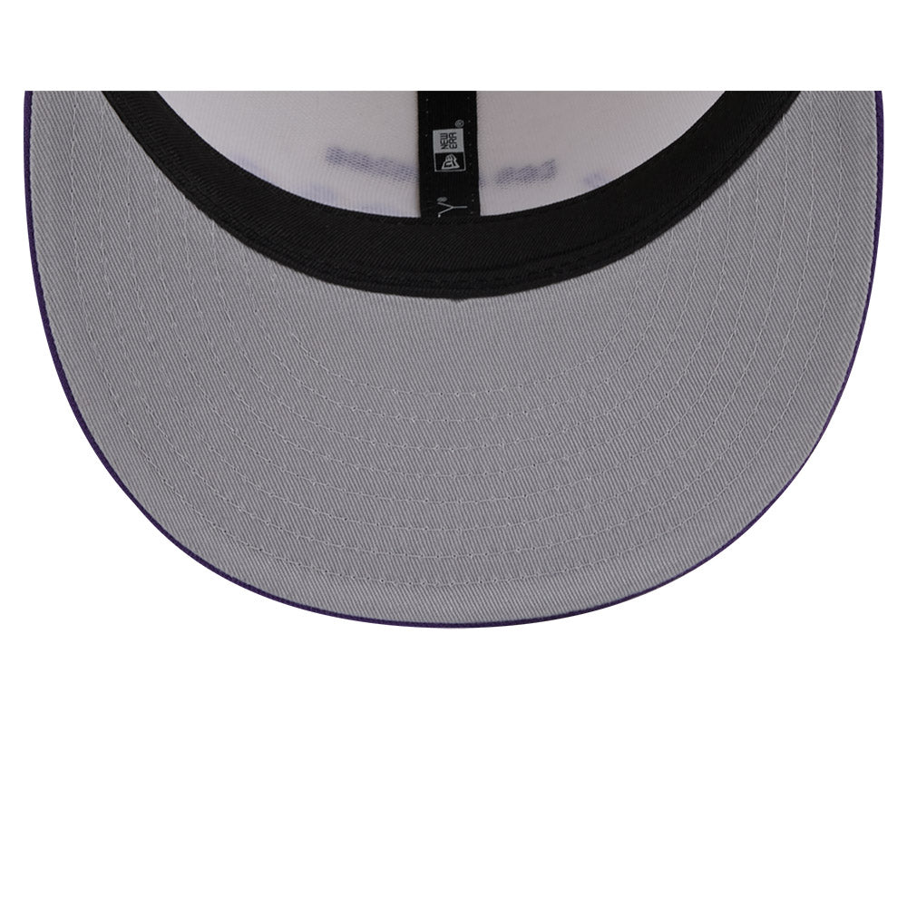 New Era 9FIFTY Los Angeles Lakers Two Tone Script NBA Chrome White OTC Snapback Cap
