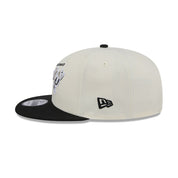 New Era 9FIFTY San Antonio Spurs Two Tone Script NBA Chrome White OTC Snapback Cap