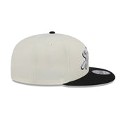 New Era 9FIFTY San Antonio Spurs Two Tone Script NBA Chrome White OTC Snapback Cap