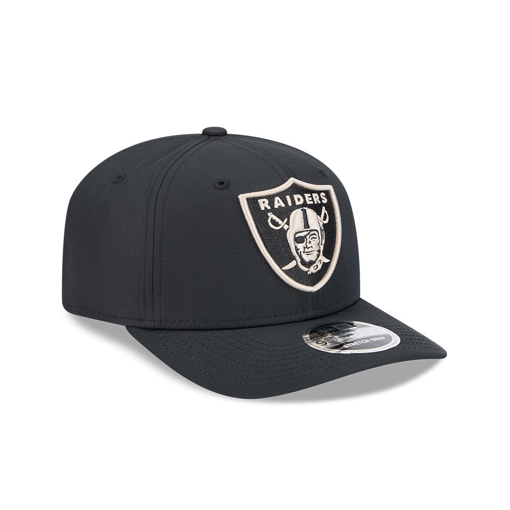 New Era 9SEVENTY Las Vegas Raiders Black Stone Prolite Stretch Snapback Cap