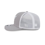 New Era 9SEVENTY Chicago Bulls Contrast Grey White Stretch Snapback Trucker Cap