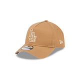 New Era 9FORTY A-Frame Los Angeles Dodgers Earth Tonal Chainstitch Wheat Snapback Cap