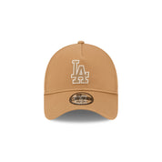 New Era 9FORTY A-Frame Los Angeles Dodgers Earth Tonal Chainstitch Wheat Snapback Cap