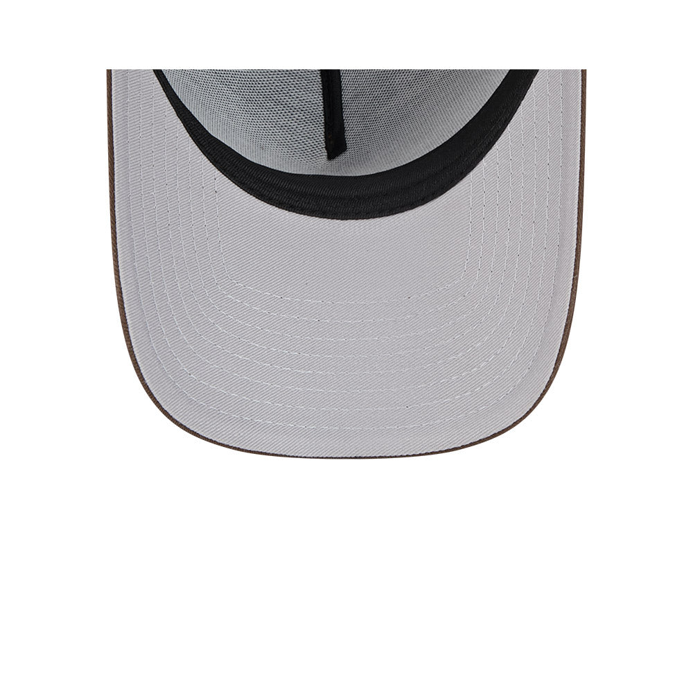 New Era 9FORTY A-Frame New York Yankees Earth Tonal Chainstitch Walnut Snapback Cap