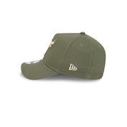 New Era 9FORTY A-Frame Chicago Bulls Earth Tone Chainstitch New Olive Snapback Cap